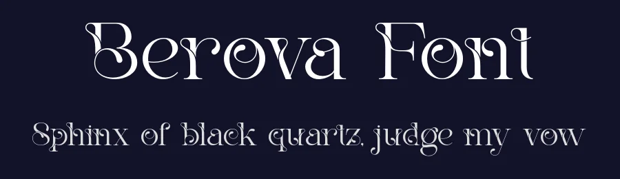 Berova Font by ErmediaStudio — Serif Font — thumbnail 2