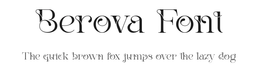 Berova Font by ErmediaStudio — Serif Font