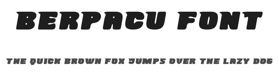 Berpacu Font by nihstudio — Display Font
