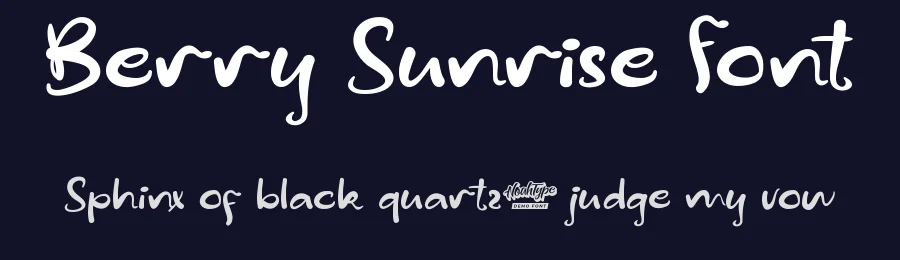Berry Sunrise Font by noahtype — Script Handwritten Font — thumbnail 2