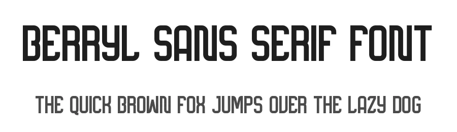 Berryl Sans Serif Font by letterfallstd — Sans Serif Font