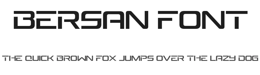 Bersan Font by Vroz Studio — Sans Serif Font