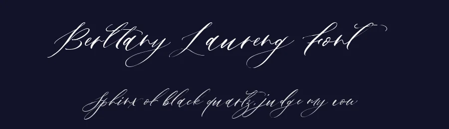 Berttany Laureng Font by metafontsy — Script Handwritten Font — thumbnail 2