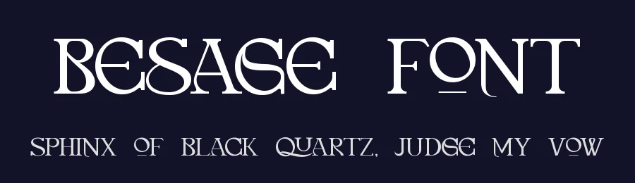 Besage Font by andika fez — Serif Font — thumbnail 2