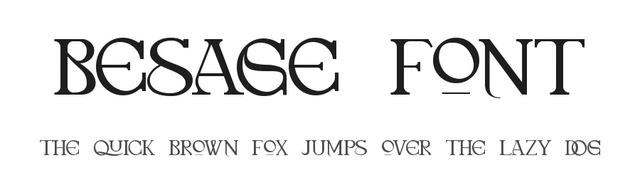Besage Font by andika fez — Serif Font