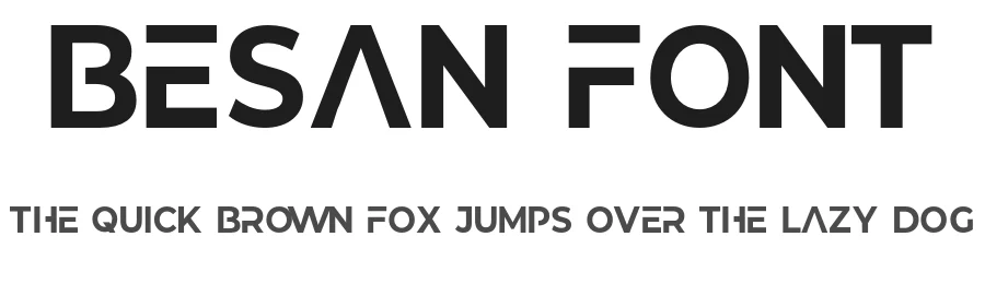 Besan Font by Vroz Studio — Sans Serif Font