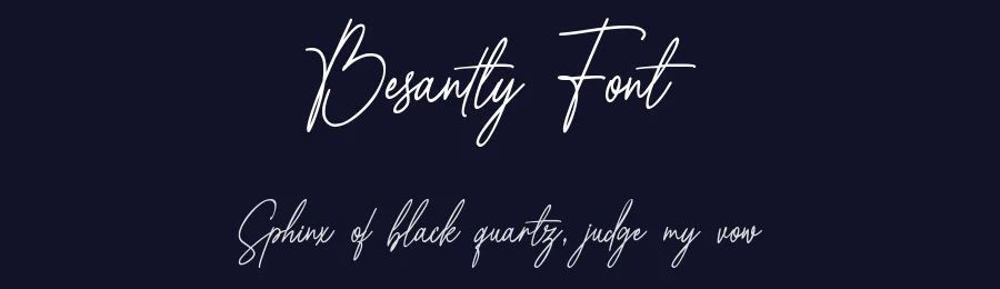 Besantty Font by Keithzo (7NTypes) — Script Handwritten Font — thumbnail 2