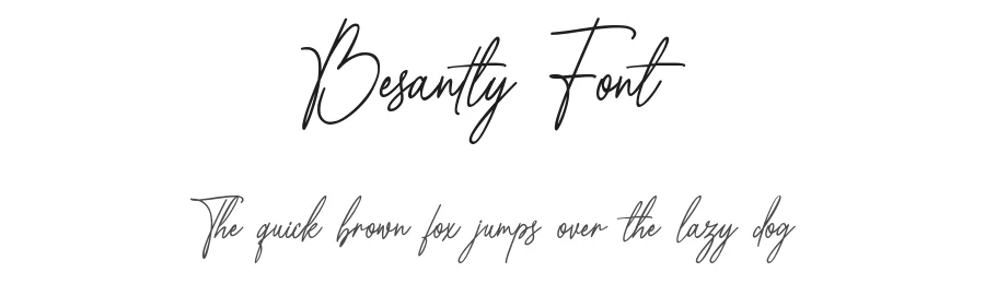 Besantty Font by Keithzo (7NTypes) — Script Handwritten Font