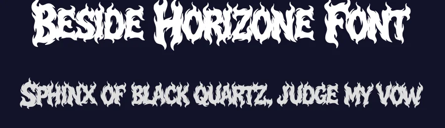 Beside Horizone Font by Craftedtype — Blackletter Font — thumbnail 2