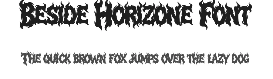 Beside Horizone Font by Craftedtype — Blackletter Font