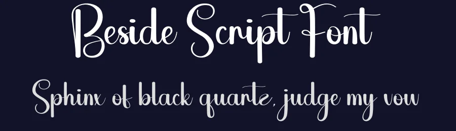 Beside Script Font by creativeletter — Script Handwritten Font — thumbnail 2