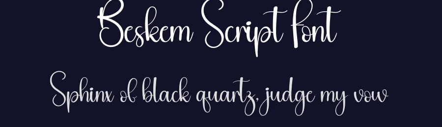 Beskem Script Font by andikastudio — Script Handwritten Font — thumbnail 2
