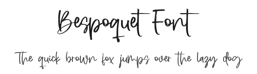 Bespoquet Font by qwrtype — Script Handwritten Font