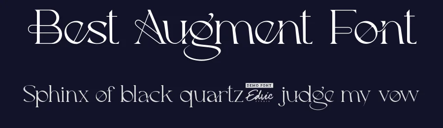 Best Augment Font by edricstudio — Display Font — thumbnail 2