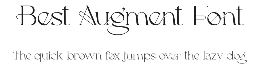 Best Augment Font by edricstudio — Display Font