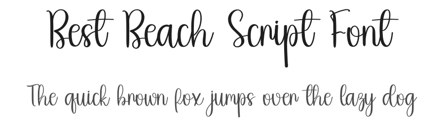 Best Beach Script Font by inermediaSTUDIO — Script Handwritten Font