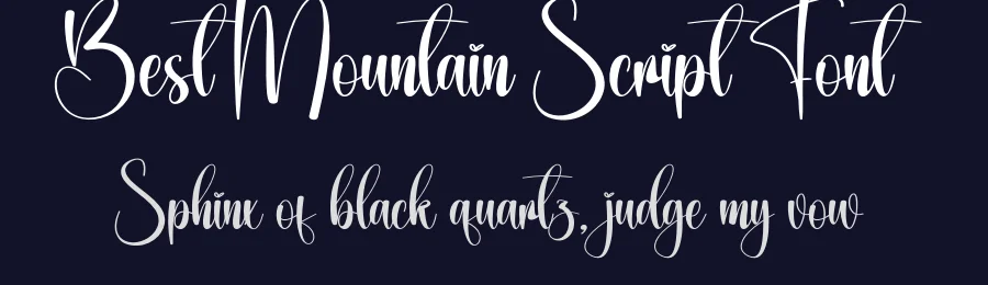 Best Mountain Script Font by creativeletter — Script Handwritten Font — thumbnail 2
