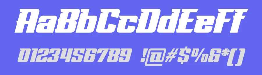 Best Racer Font by Rantautype — Display Font — thumbnail 3