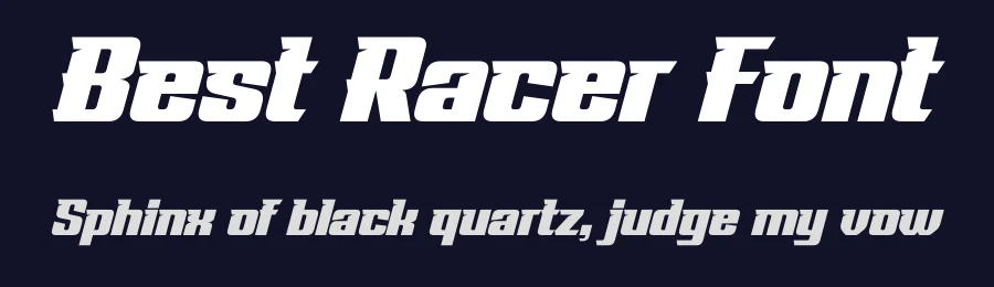 Best Racer Font by Rantautype — Display Font — thumbnail 2