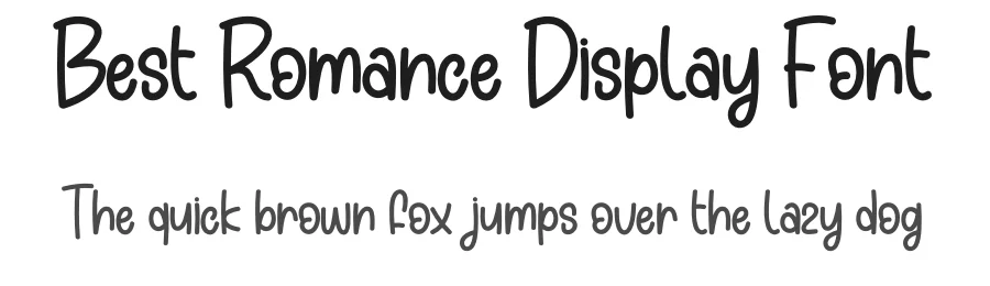 Best Romance Display Font by andikastudio — Display Font