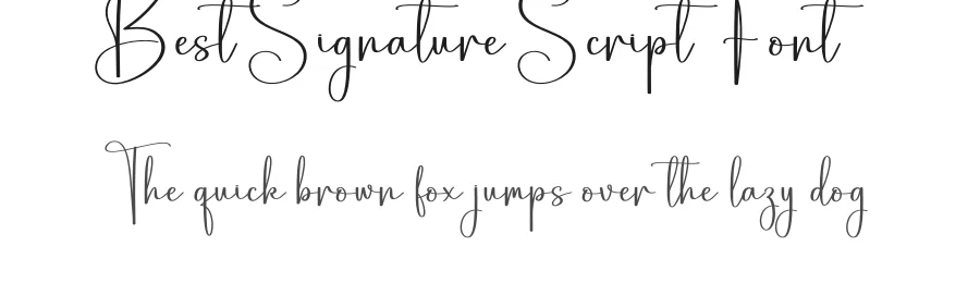 Best Signature Script Font by creativeletter — Script Handwritten Font