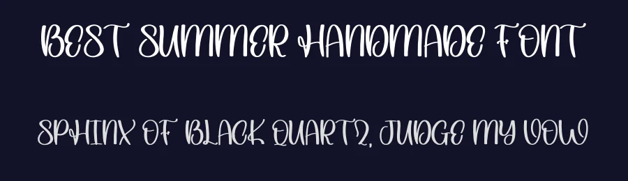Best Summer Handmade Font by inermediaSTUDIO — Display Font — thumbnail 2