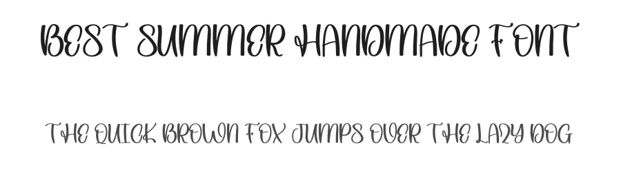 Best Summer Handmade Font by inermediaSTUDIO — Display Font