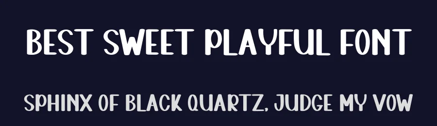 Best Sweet Playful Font by freshtypeink — Display Font — thumbnail 2