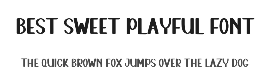 Best Sweet Playful Font by freshtypeink — Display Font