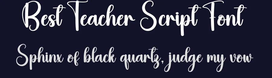 Best Teacher Script Font by andikastudio — Script Handwritten Font — thumbnail 2