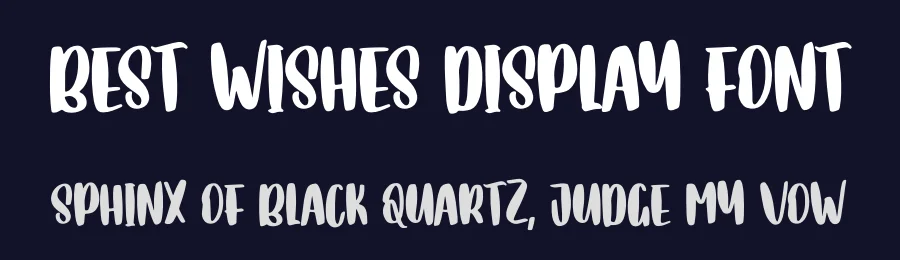Best Wishes Display Font by creativeletter — Display Font — thumbnail 2
