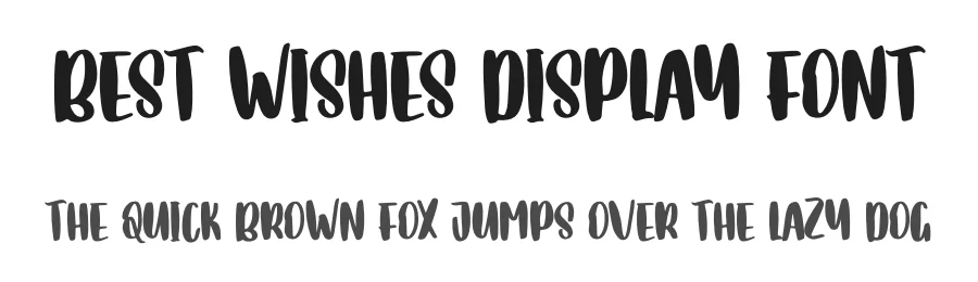 Best Wishes Display Font by creativeletter — Display Font