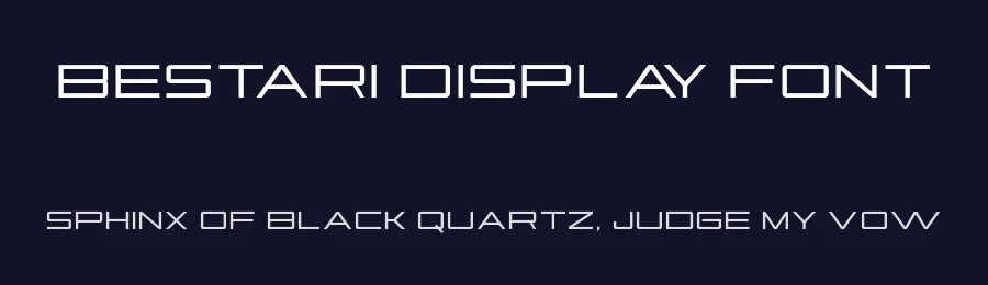 Bestari Display Font by Human Design — Display Font — thumbnail 2