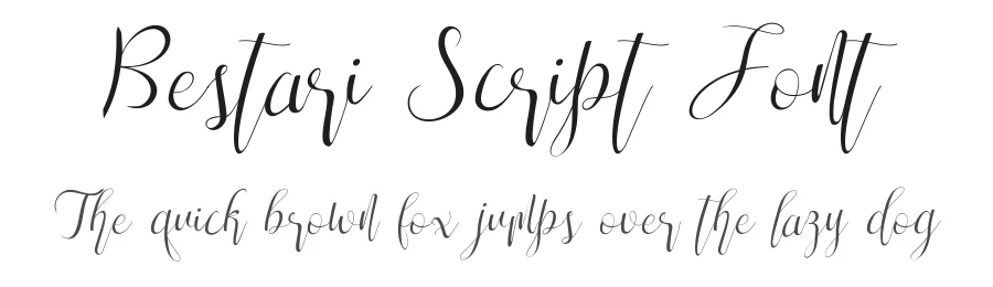 Bestari Script Font by Gfont — Script Handwritten Font