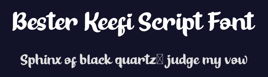 Bester Keefi Script Font by twinletter — Script Handwritten Font — thumbnail 2