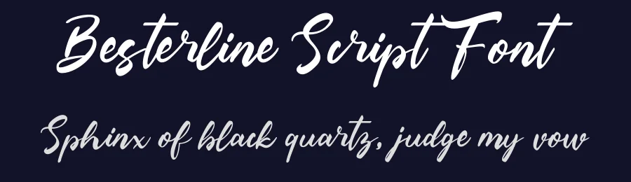 Besterline Script Font by Rantautype — Script Handwritten Font — thumbnail 2