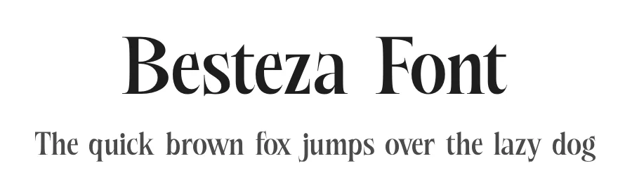 Besteza Font by timelesstype.co — Display Font