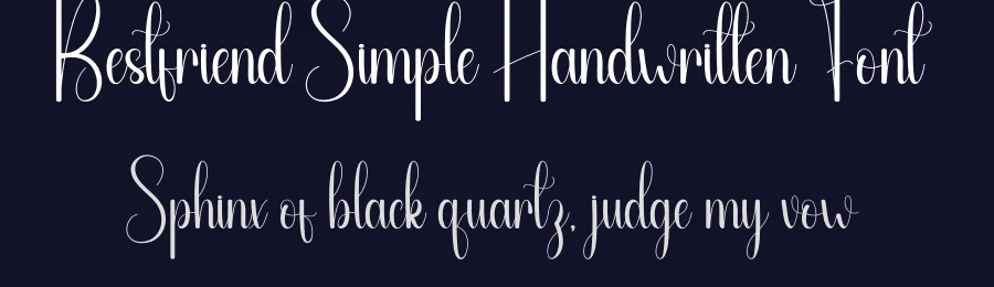 Bestfriend Simple Handwritten Font by andikastudio — Script Handwritten Font — thumbnail 2