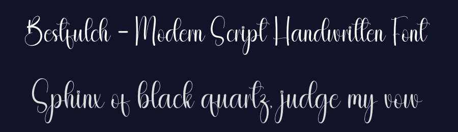 Bestfulch – Modern Script Handwritten Font by andikastudio — Script Handwritten Font — thumbnail 2