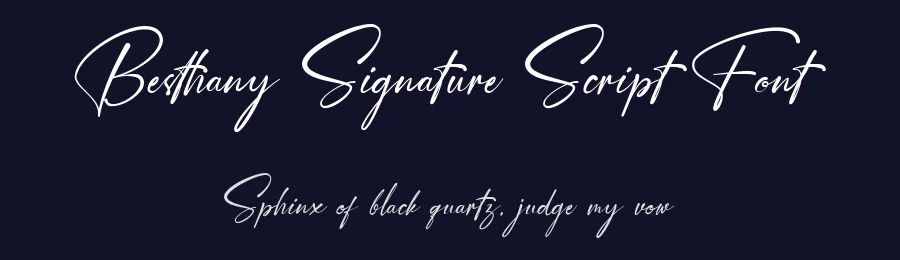 Besthany Signature Script Font by Balevgraph Studio — Script Handwritten Font — thumbnail 2