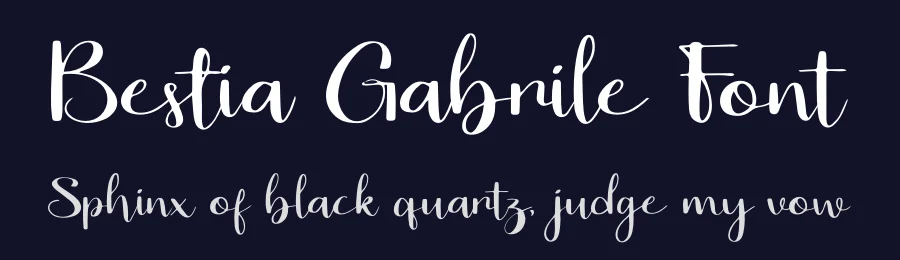Bestia Gabrile Font by Denustudios — Script Handwritten Font — thumbnail 2