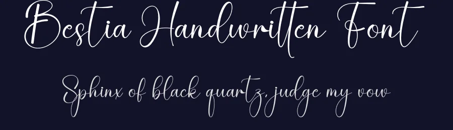 Bestia Handwritten Font by creativeletter — Script Handwritten Font — thumbnail 2