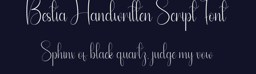 Bestia Handwritten Script Font by andikastudio — Script Handwritten Font — thumbnail 2