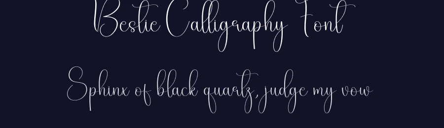 Bestie Calligraphy Font by creativeletter — Script Handwritten Font — thumbnail 2