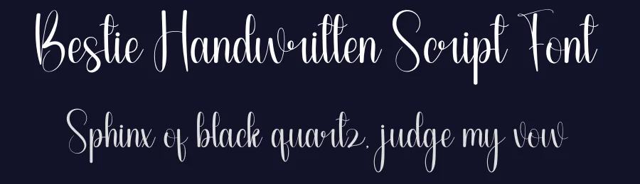 Bestie Handwritten Script Font by andikastudio — Script Handwritten Font — thumbnail 2