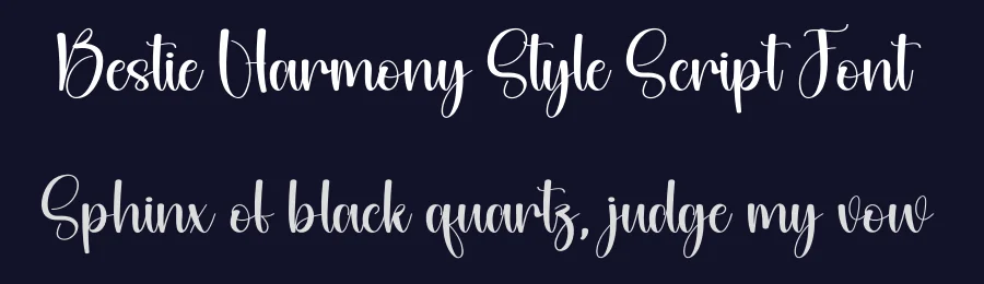 Bestie Harmony Style Script Font by andikastudio — Script Handwritten Font — thumbnail 2