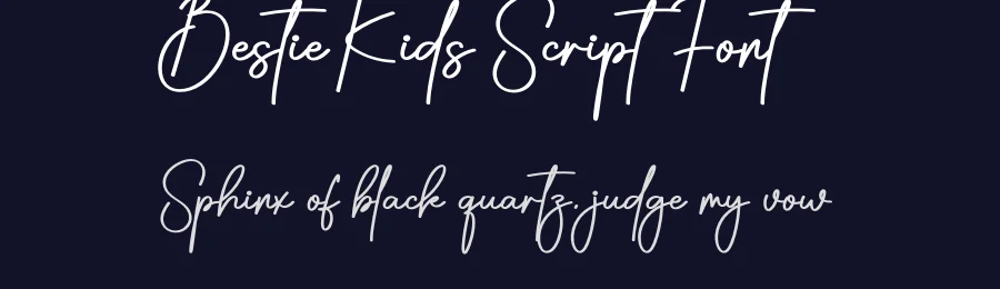 Bestie Kids Script Font by creativeletter — Script Handwritten Font — thumbnail 2
