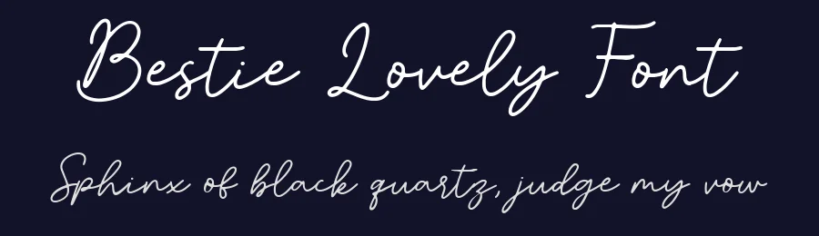 Bestie Lovely Font by Typebae — Script Handwritten Font — thumbnail 2