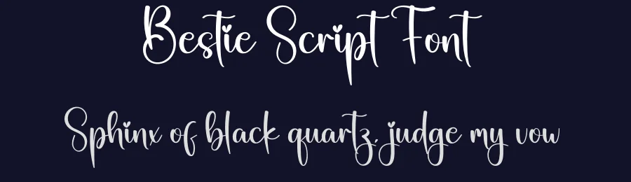 Bestie Script Font by creativeletter — Script Handwritten Font — thumbnail 2