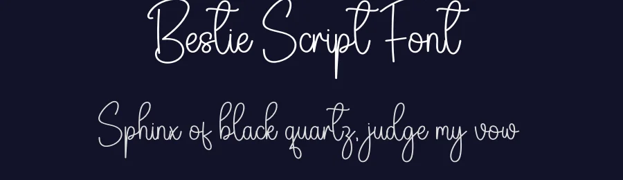 Bestie Script Font by creativeletter — Script Handwritten Font — thumbnail 2